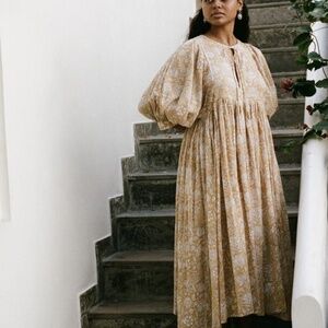 Daughters of India Kyra Midi Dress XXL Cumin